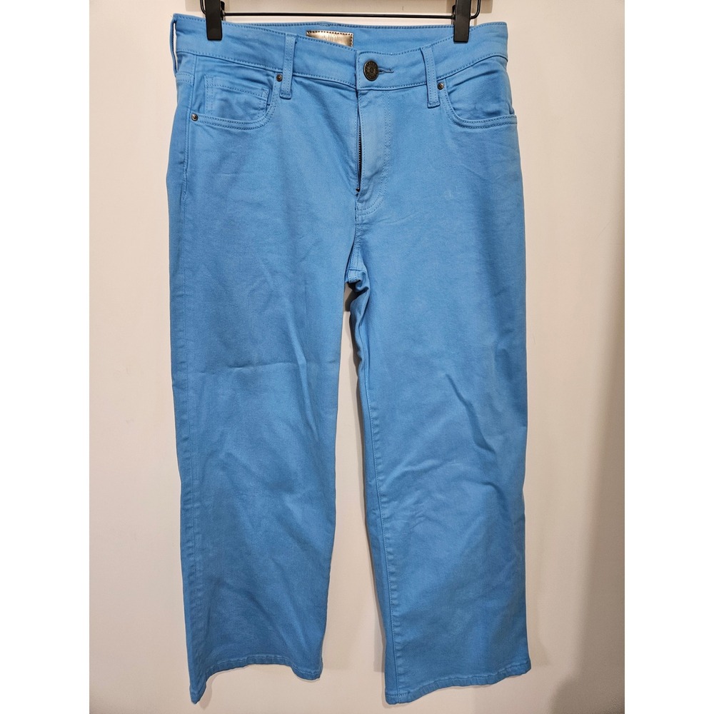 Kut from the Kloth Charlotte High Rise Culotte Blue Stretch Crop Jeans Size 6